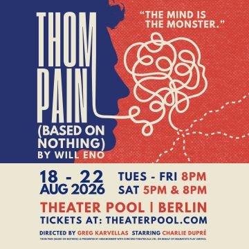 Tickets für Thom Pain (based on nothing) am 20.08.2026 - Karten kaufen